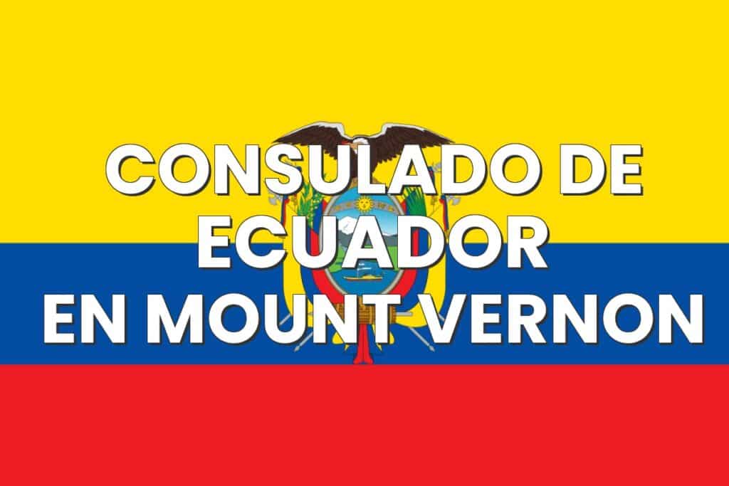 Consulado de Ecuador en Mount Vernon, Nueva York
