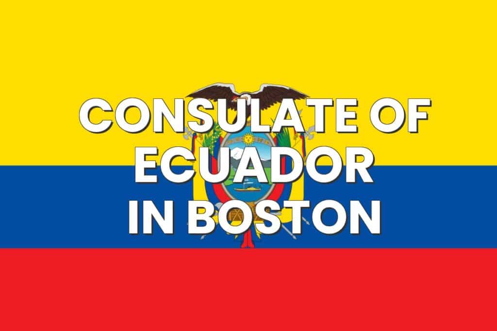 Honorary Consulate of Ecuador in Boston, Massachusetts
